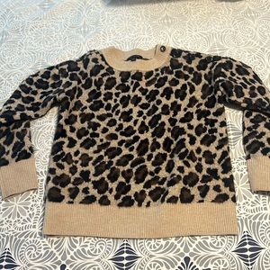 Ann Taylor leopard sweater size medium